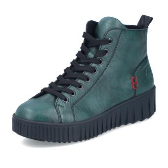 Dámská kotníková obuv RIEKER Y6121-54 zelená W5