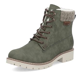 Dámská kotníková obuv RIEKER Y9118-54 zelená W5