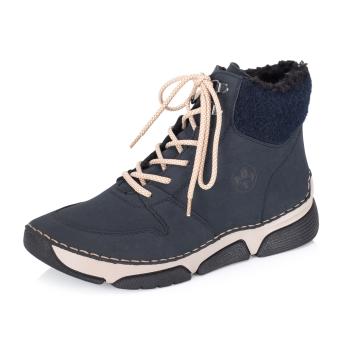 Dámská kotníková obuv RIEKER 45955-14 modrá W5