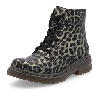 Dámská kotníková obuv RIEKER 78240-90 zlatá W5