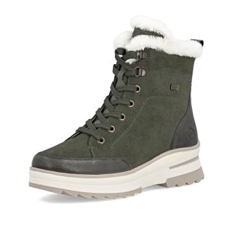 Dámská kotníková obuv REMONTE D2B76-54 zelená W5