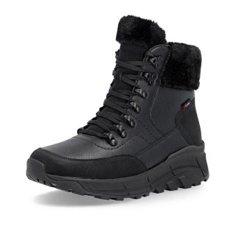 Dámská kotníková obuv RIEKER W0063-02 černá W5