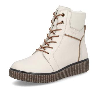 Dámská kotníková obuv RIEKER Y4303-80 béžová W5