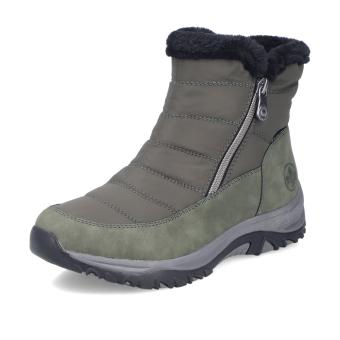 Dámská kotníková obuv RIEKER M9670-54 zelená W6