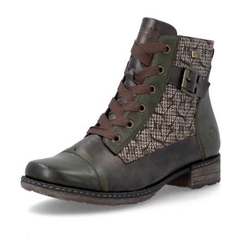 Dámská kotníková obuv REMONTE D4381-52 zelená W6