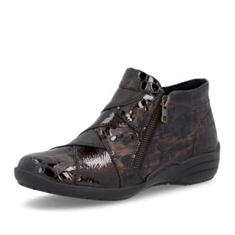 Dámská kotníková obuv REMONTE R7674-25   BROWN COMBINATION   H/W6