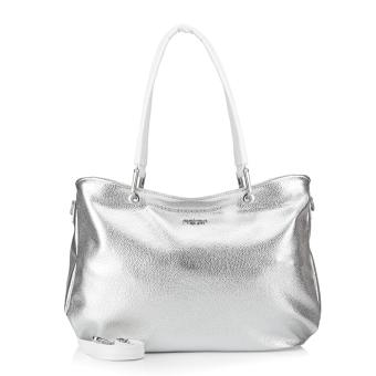 Dámská kabelka RIEKER C2440-206/80/1-206/H12 stříbrná S6
