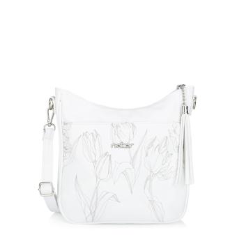 Dámská kabelka RIEKER C2604-110-TUL bílá S6