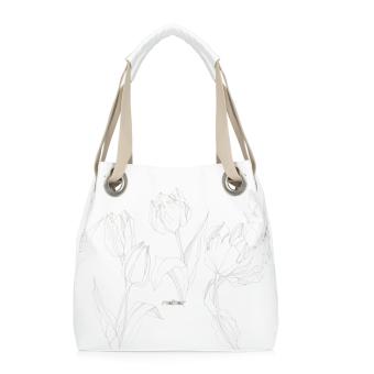 Dámská kabelka RIEKER C2101-110-TUL bílá S6