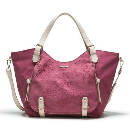 detail Dámská kabelka DESIGUAL 18SAXPGY/ 3024 FUCSIA/FRANCES DESIGUAL