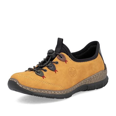 Dámské tenisky RIEKER N3271-68 žlutá W5