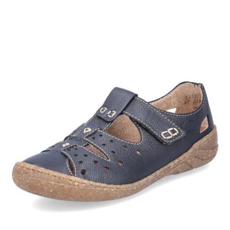 Dámské polobotky RIEKER 54555-14 modrá S5