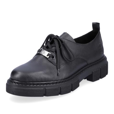 Dámske poltopánky RIEKER M3801-00 čierna W3