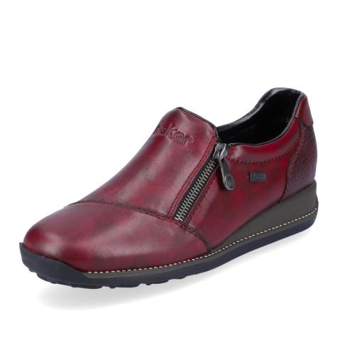 Dámské polobotky RIEKER 44265-35 červená W4