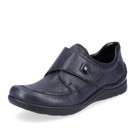 Dámské polobotky RIEKER 48951-14 modrá W4