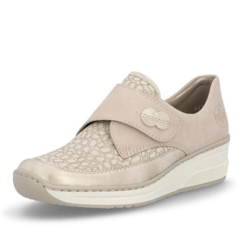 Dámské polobotky RIEKER 487C0-60 béžová S6