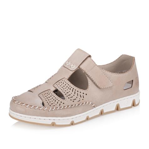 Dámske sandále RIEKER 49958-61 béžová S6