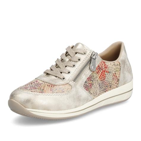 Dámske poltopánky RIEKER N1112-91 zlatá S6