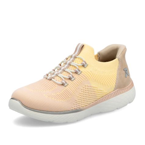 Dámske tenisky RIEKER M5066-68 žltá S5