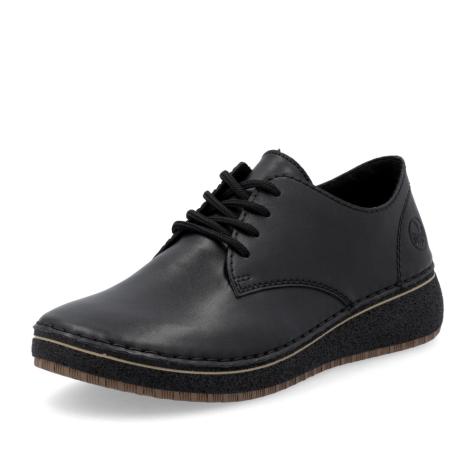 Dámske poltopánky RIEKER 50904-00 čierna S5