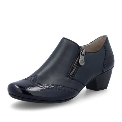 Dámske poltopánky RIEKER 41757-15 modrá W5