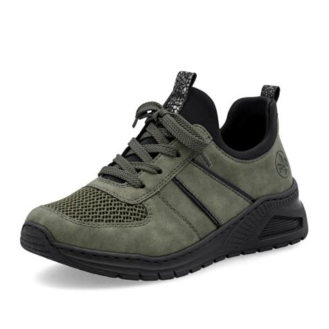 Dámské tenisky RIEKER M4970-54 zelená W5