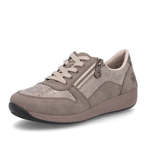 Dámske poltopánky RIEKER N1100-62 béžová W5