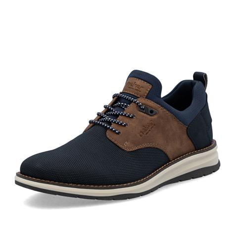 Pánské polobotky RIEKER 14750-15 modrá W5