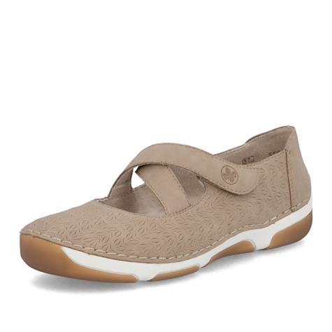 Dámske baleríny RIEKER 55958-20 béžová S6