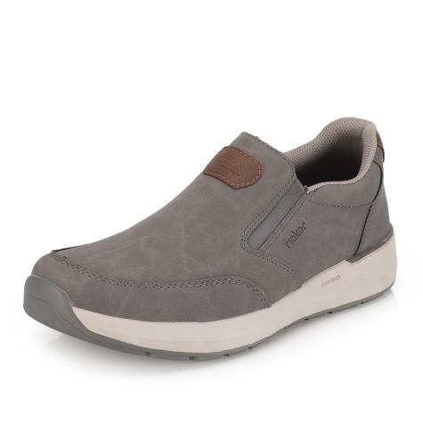 Pánské mokasíny RIEKER 11550-42 šedá S6