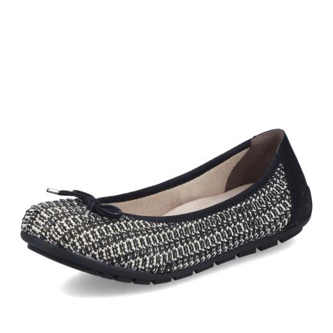 Dámské baleríny RIEKER 43850-00 černá S6