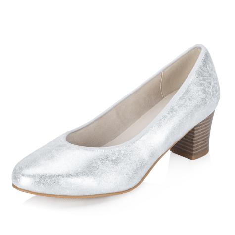 Dámské lodičky RIEKER 44650-90 stříbrná S6