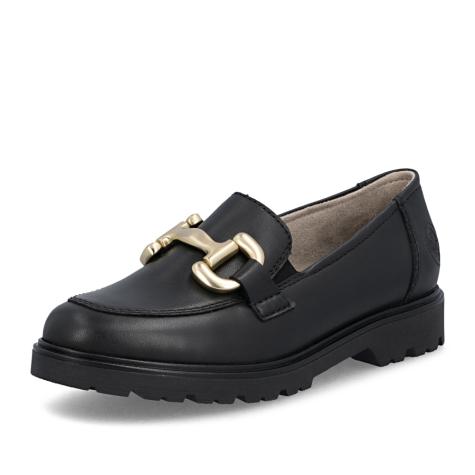 Dámske mokasíny RIEKER 45561-03 čierna S6