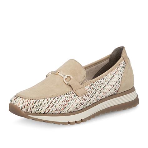 Dámske mokasíny RIEKER 49042-62 béžová S6