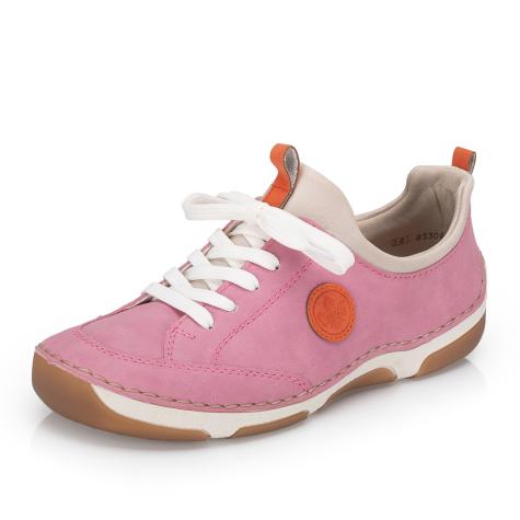 Dámské polobotky RIEKER 55950-31 růžová S6
