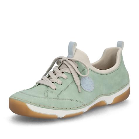 Dámske poltopánky RIEKER 55950-52 zelená S6
