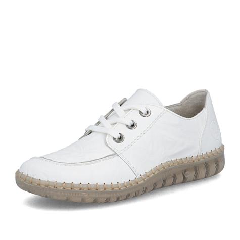 Dámské polobotky RIEKER N2402-80 bílá S6