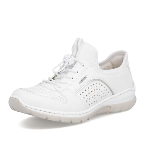 Dámské polobotky RIEKER L3293-81 bílá S6