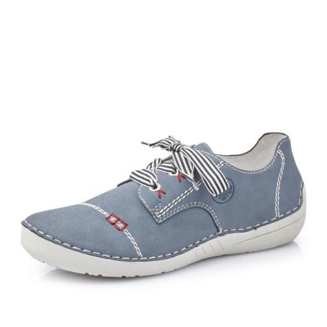 Dámské polobotky RIEKER 52520-14 modrá S5