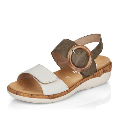 Dámske sandále REMONTE R6853-54 zelená S4