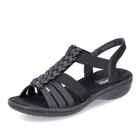 Dámské sandály RIEKER 60809-00 černá S5