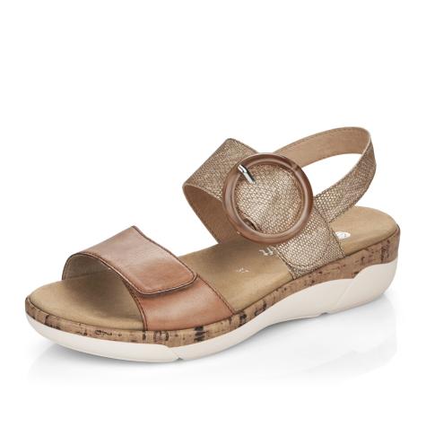Dámské sandály REMONTE R6853-90 hnědá S4