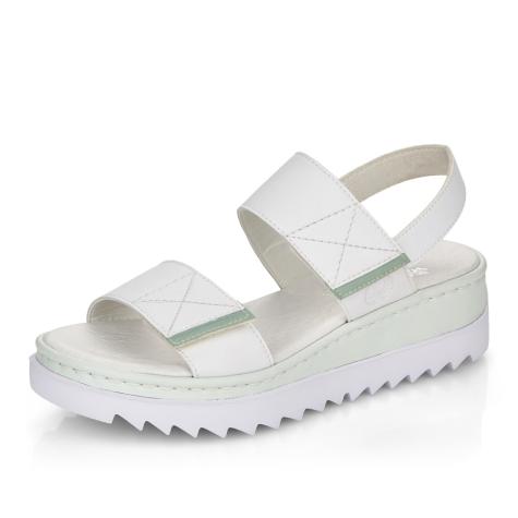 Dámské sandály RIEKER V4475-80 bílá S6