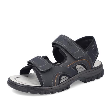 Pánske sandále RIEKER 25053-00 čierna S5