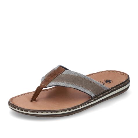 Pánské žabky RIEKER 21095-42 šedá S5