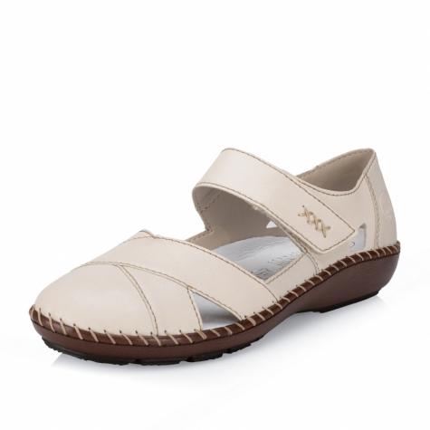 Dámské polobotky RIEKER 44879-60 béžová S4