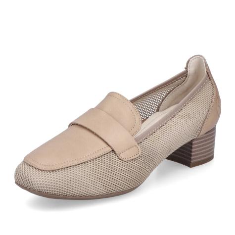 Dámske mokasíny RIEKER 49250-62 béžová S4