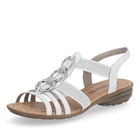 Dámske sandále REMONTE R3605-80 biela S5