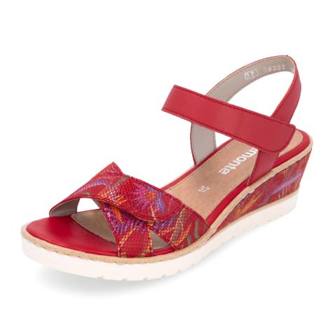 Dámske sandále REMONTE R6252-33 červená S5