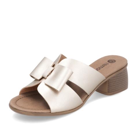Dámske šľapky REMONTE R8759-90 zlatá S5